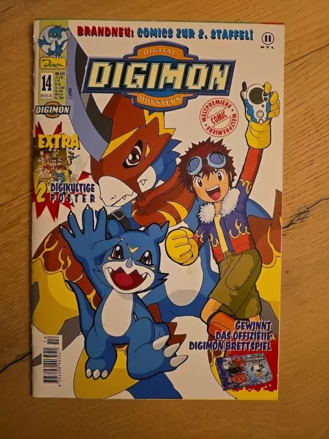 Digimon Comic, Heft Nr. 14 | ohne Extras | Dino Verlag, 2001