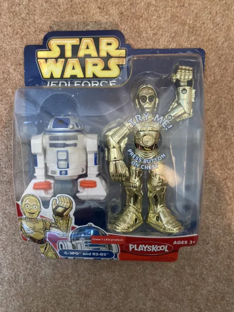 Playskool C-3PO & R2-D2 Star Wars Jedi Force, For Ages 3+ Hasbro 2004