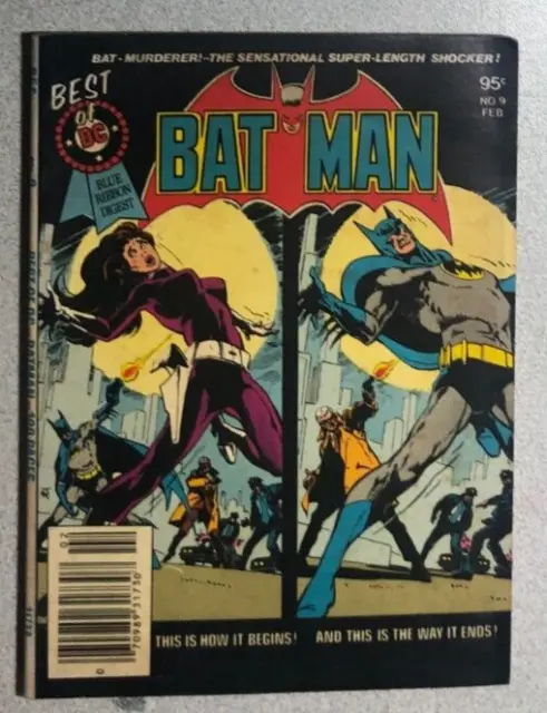 DC BLUE RIBBON BEST OF  COMICS DIGEST #9 (1981) Batman VG+/FINE-