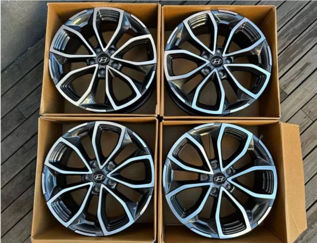 4X JANTES EN ALU 7.0" 18" 5x114.3 POUR AVANTE ix25 ix35 CX-3 CX-30 NIRO KX5 ASX