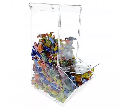 E-312 EPG-C  Silos de bonbons en acrylique transparent - Dimensions : 14x28x H50