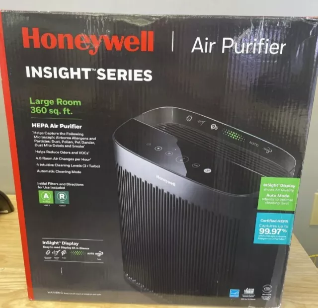 Honeywell HPA5200B Insight Series Large Room 360 sq.ft HEPA Air Purifier