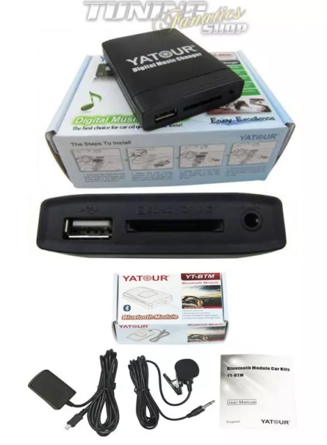 Bluetooth USB MP3 Aux CD Échangeur Adaptateur pour Alfa Romeo Original Radio