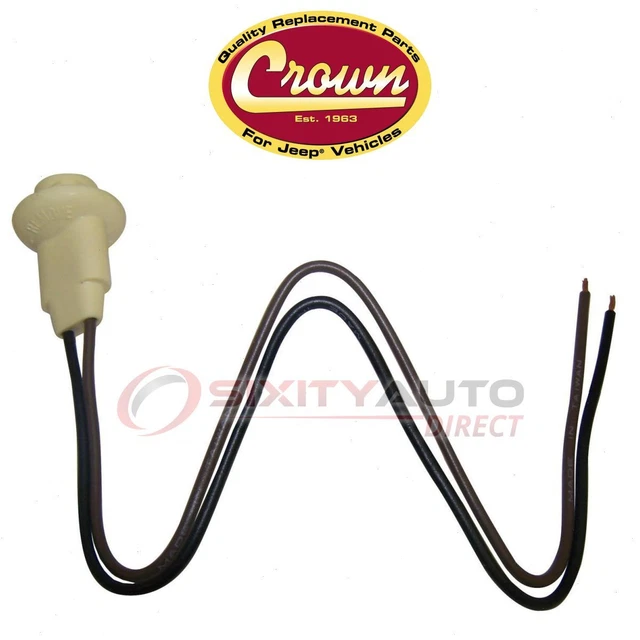 CROWN AUTOMOTIVE SIDE Marker Light Socket for 19741988 Jeep J20 oi