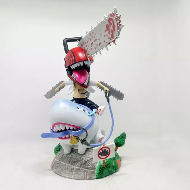 ANIME CHAINSAW MAN Denji Pochita Shark PVC Figure Statue NEW NO BOX