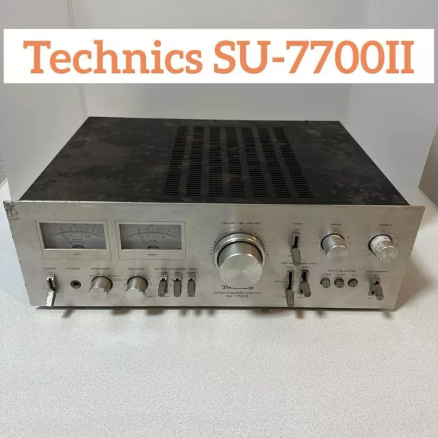 Technics SU-7700II Silver Stereo 100V Premain Amplifier