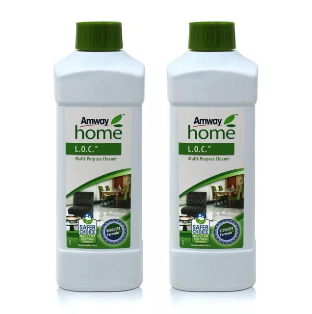 Amway Home LOC Detergente multiuso 2x flaconi da 200 ml per cucina, bagno, casa