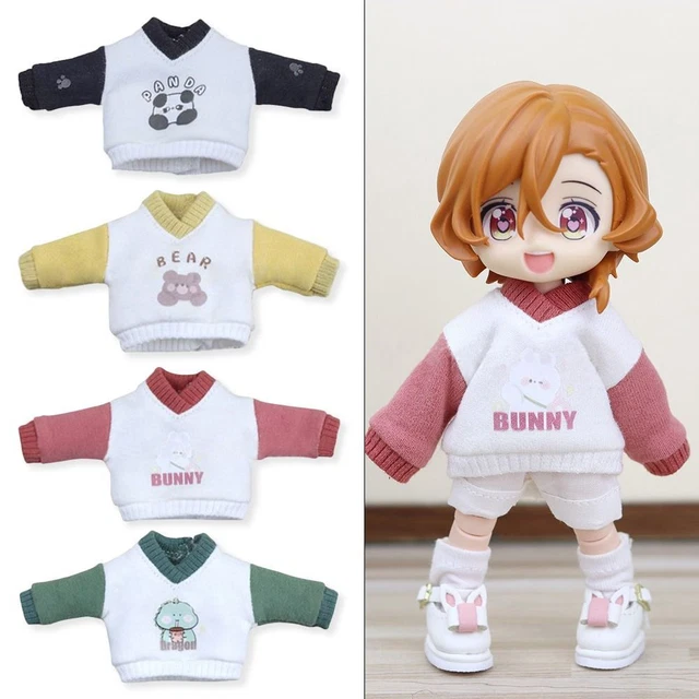Giocattoli per bambini Mini Vestiti Maglione fatto a mano Felpa per bambole Top