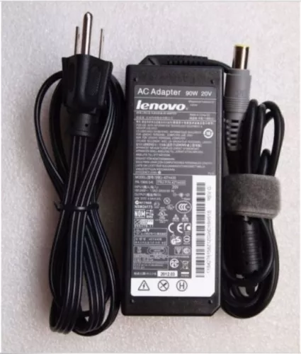 USED Original 90W 20V AC Adapter For IBM Lenovo ThinkPad Laptop Power Supply