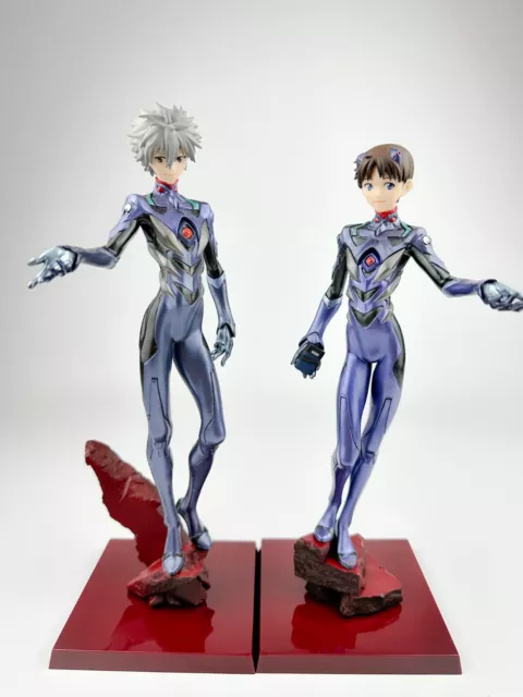Evangelion Shinji Ikari & Kaworu Nagisa Limited Premium Figure SEGA 26cm Japan