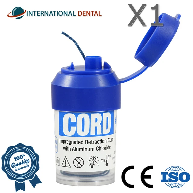 IMPREGNATED GINGIVAL RETRACTION Knitted Cord Epinephrine Impression