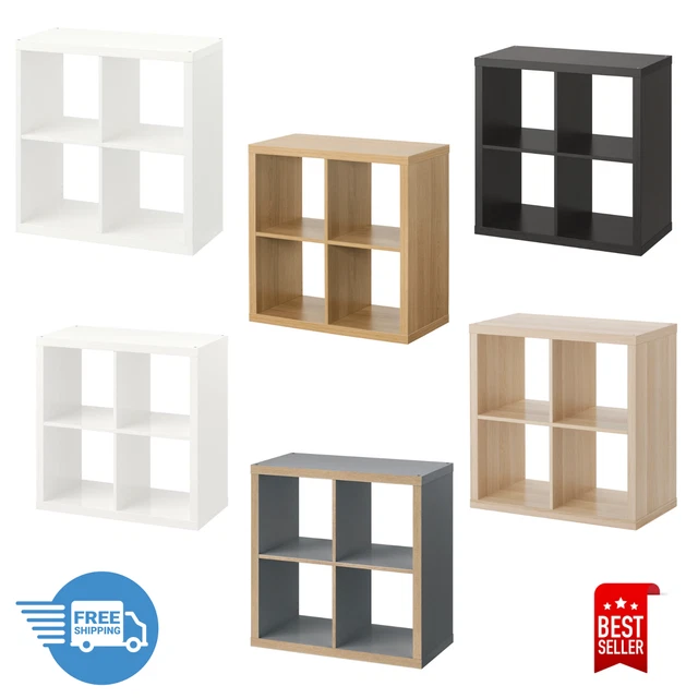 Ikea Kallax Bookcase Shelving Unit Display High Gloss White Shelf FOR