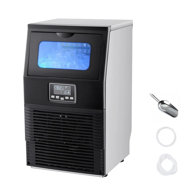 Machine à Glaçons Pleins Cube 71 kg/24h Réserve-Bac 40kg Condenseur Air - BREMA - Machine à glaçons
