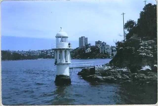 Robertson Cremorne Point Light Sydney Harbour Jan 1970 Kodachrome Slide