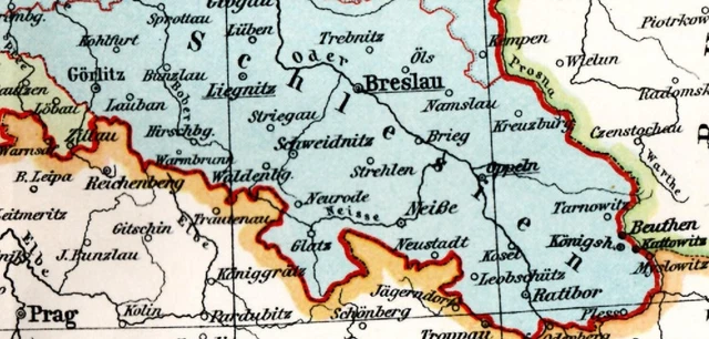 1. Reich 2. Reich 3. Reich +DEUTSCHES REICH+ POLITISCHE Landkarte 1905 +Staaten, Grenzen, Preußen