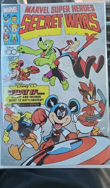 Marvel Comics AMAZING SPIDER-MAN #37 DE LORENZI DISNEY100 Variant (2023)
