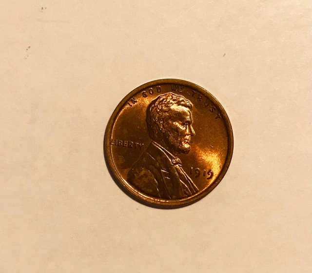 Uncirculated 1919-P Lincoln Cent