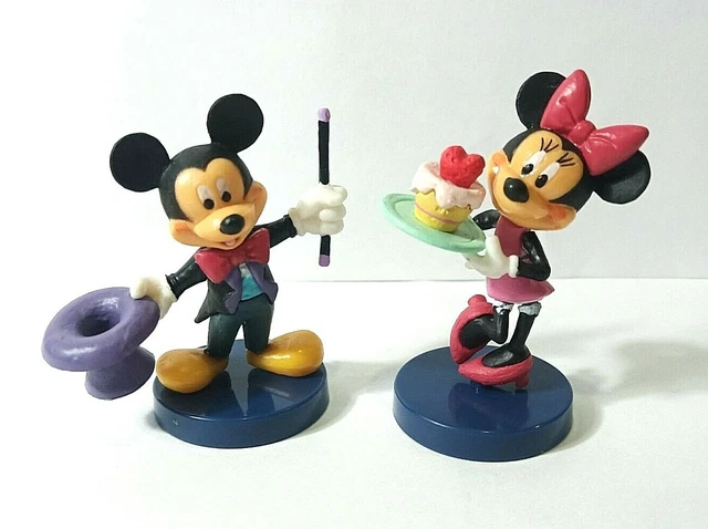 Japan Disney Furuta Choco Egg Cute Mickey Minnie Mouse Magician Mini Figure Toy