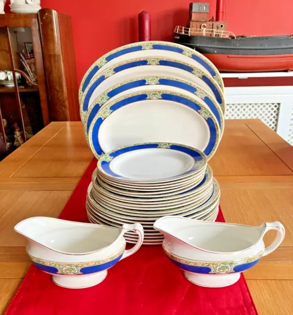 Stunning W H Grindley Goodwood Dinner  Service for Six - 26 Pieces