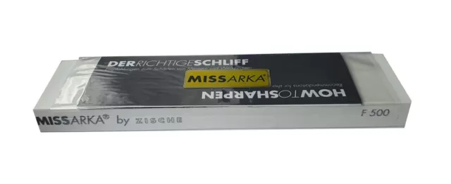 Abziehstein MissArka®White 500, für Küchenmesser, Rasiermesser u.v.m.