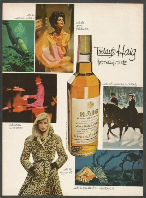 HAIG Blended Scotch Whisky - 1967 Vintage Print Ad