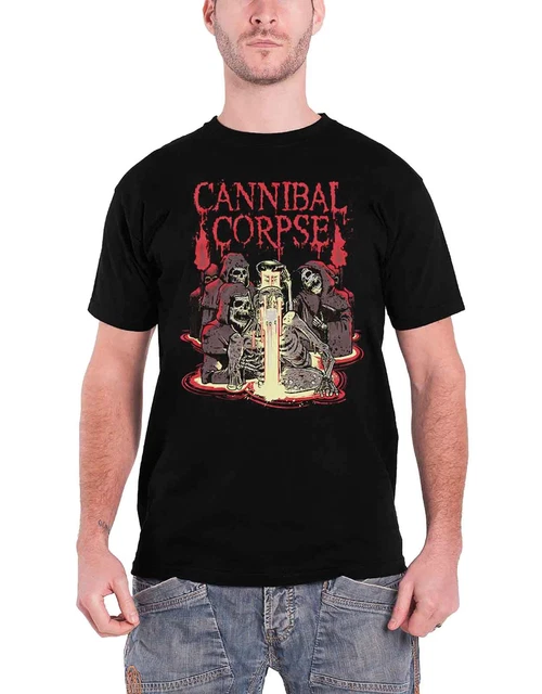Cannibal Corpse T Shirt Acid band logo new Official Mens Black