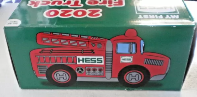 NEW 2020 My First HESS TRUCK Plush FIRETRUCK Lights & Sounds