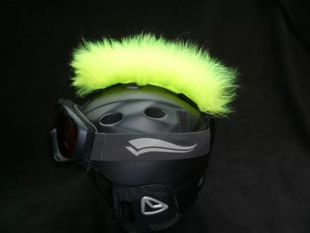 Irokese Helm Skihelm NEU NEON ♥   GELB   ♥ Ski Snowboard Helmirokese    L