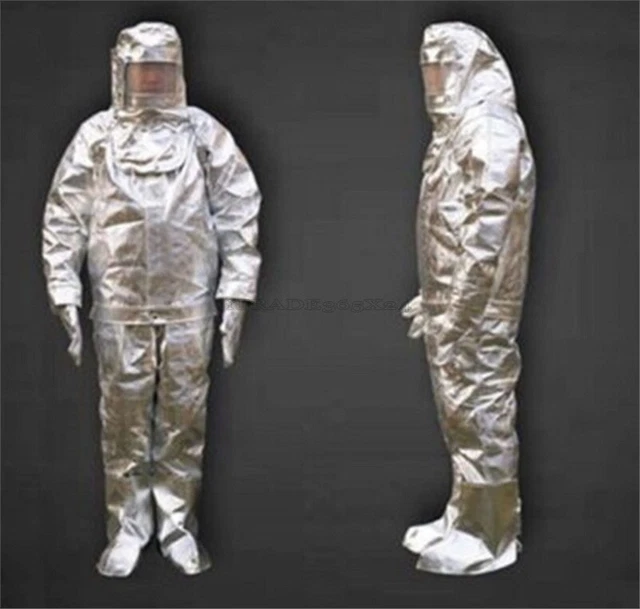 Thermal Radiation 700-1000 Degree Heat Resistant Aluminized Suit New B
