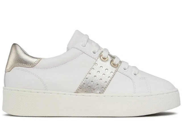 Chaussures pour Femmes GEOX D35QXB Baskets Casual Platform Lire Confortable Avec