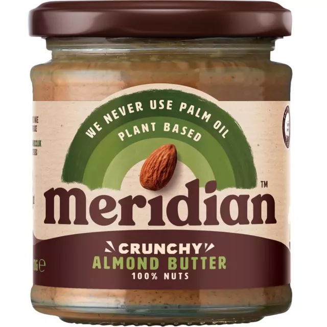 Meridian Crunchy Almond Butter - 170g