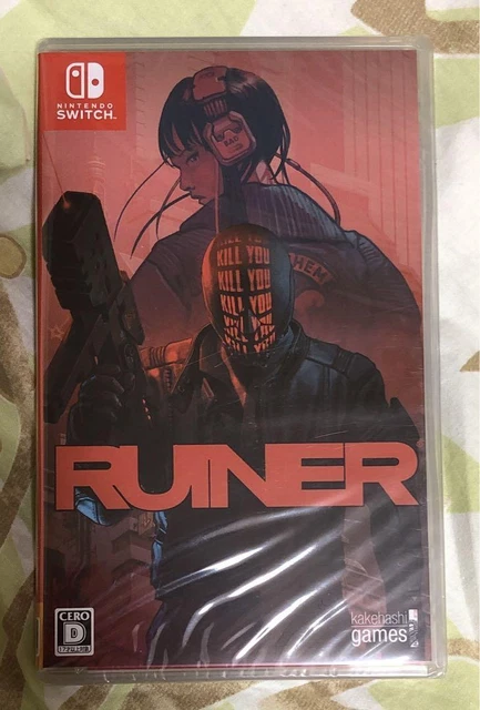 Nintendo Switch RUINER Video Game Japanese Version With Case D0836
