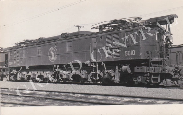 Rppc Great Northern Railway Railroad Gn Locomotive #5010 Real Photo Postcard #4