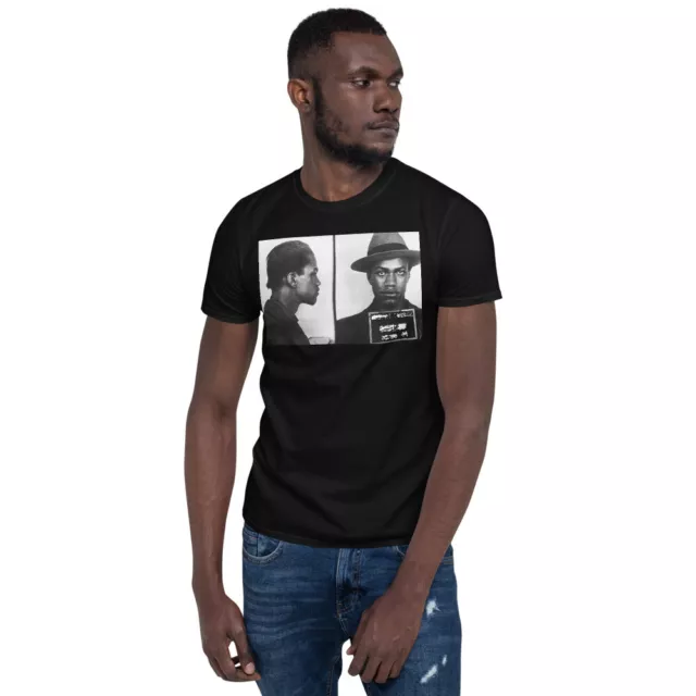 Malcolm X Mug Shot Mugshot Tee Tees Tshirt T-Shirt