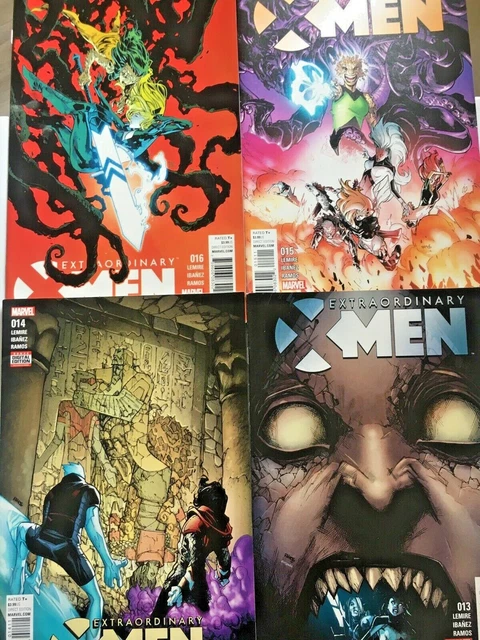 Extraordinary X-Men No's 13-16.Kingdom's Fall. 4 Issue Lot/Run. 2016 Jeff Lemire