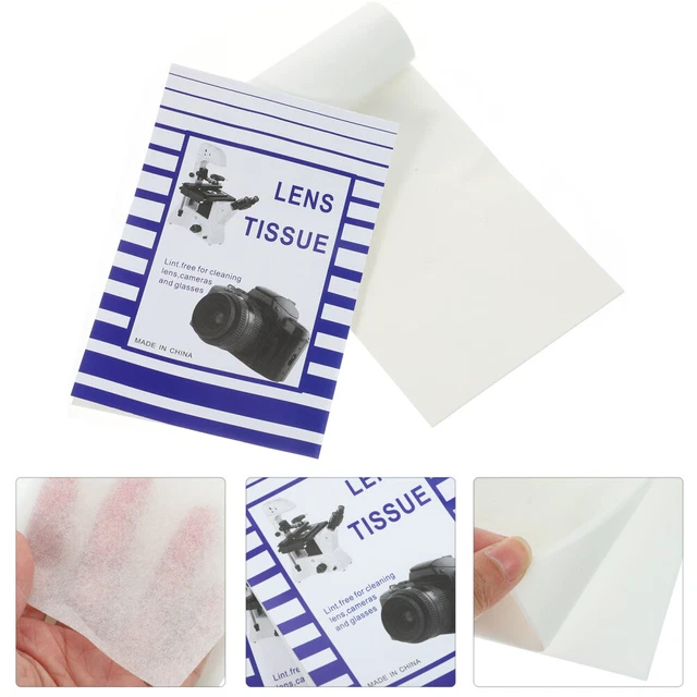 Pack of 100 Glasses Cleaning Wipes Eyewear Cleaning Wipes Lens Wipes