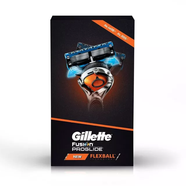 Gillette Flexball Pro Glide Gift Pack and Flexball Razor with 4 Cartridge