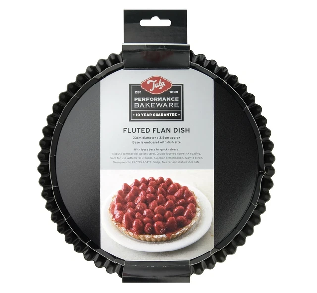 Ø 20 cm TARTEFORM Quicheform Kuchenform Backform Obstkuchenform Antihaft Schwarz