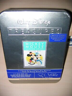 WALT DISNEY TREASURES  MICKEY MOUSE IN LIVING COLOR Vol 2 New factory sealed DVD