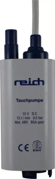 Bomba de Agua Sumergible Reich 12 Litros/minuto 12V Tauchpumpe Water Pump 12L