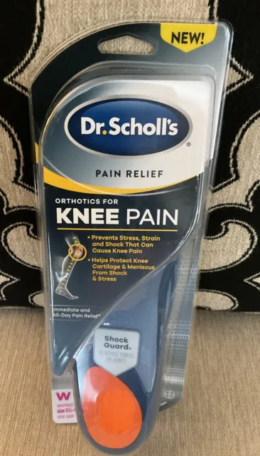 Ortesis Dr. Scholl's para dolor de rodilla para mujer talla 5 1/2 - 9 (1 par) nuevas selladas