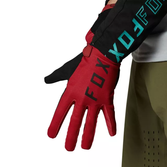 Fox Ranger Gel MTB Bike Gloves - Chili Red