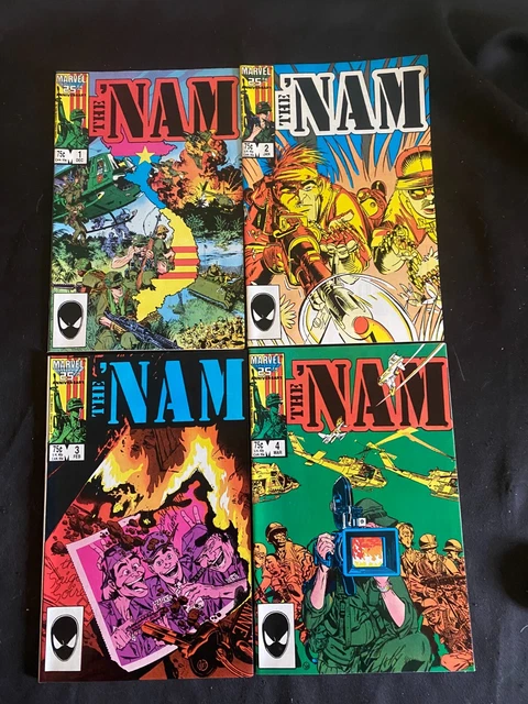 The Nam #1-4  80's Marvel!