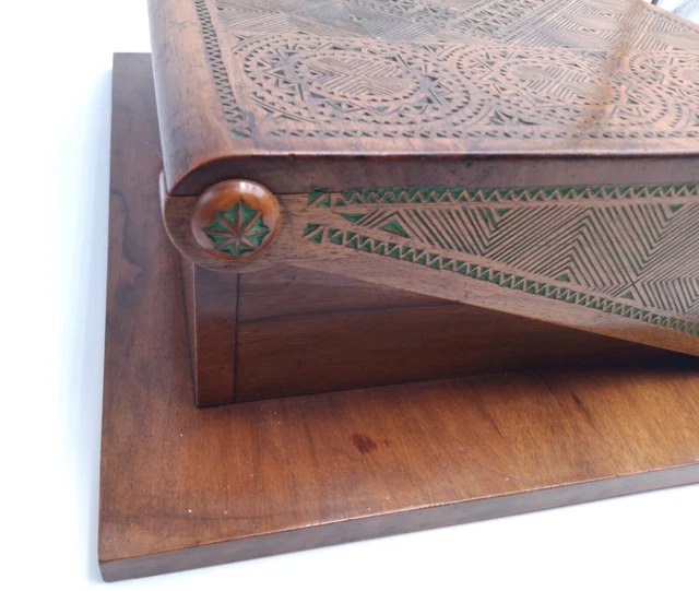 Coffret Ancien En Bois Pour Verres De Projection - Collection Photo Cinéma