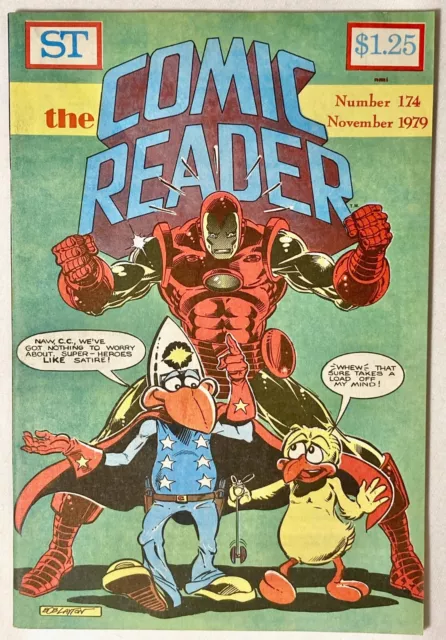 The Comic Reader #174 - November 1979 -- Bob Layton Iron Man Cover