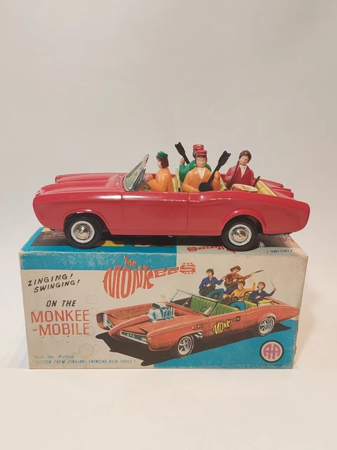 Asc Aoshin Monkee Mobile Greek Variant Aa Ananiadis Battery Operated New Nib Vtg