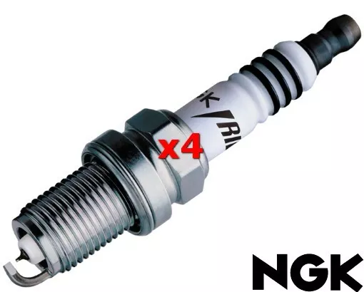 NGK Spark Plug Platinum FOR VW Golf 2000-2005 2.3 V5 Mk4 HATBK PZFR5D-11 x4
