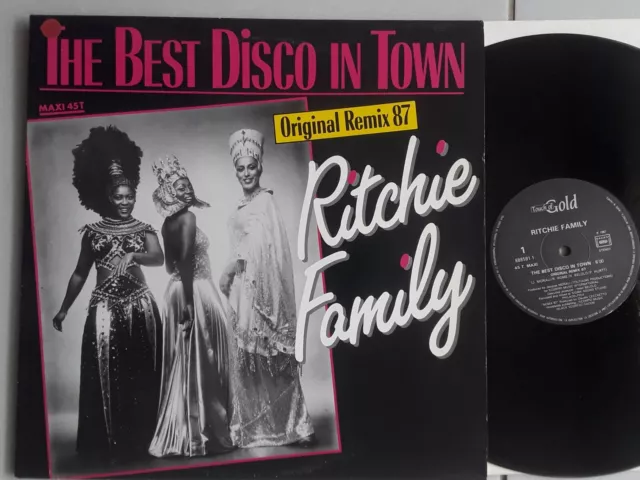 Ritchie Family * The Best Disco In Town * 1987  Maxi 45T