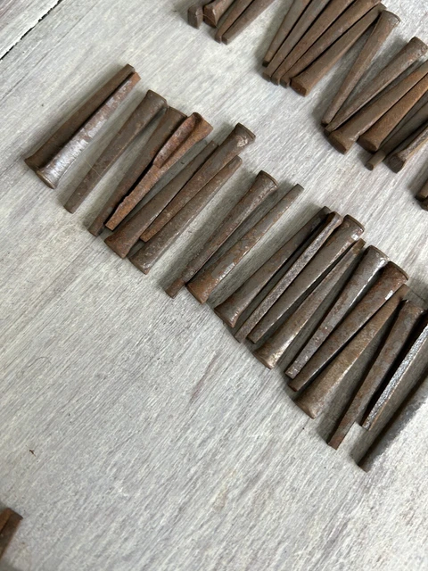 Antique Square Nails Lot of More Than 250 Pieces (*19) 3