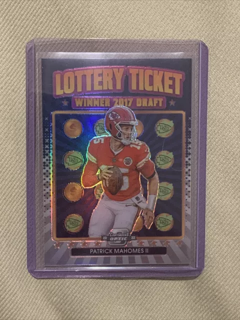 2022 Contenders Optic Football - SP - Lottery Ticket (Prizm) - Patrick Mahomes